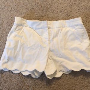 Loft scalloped shorts